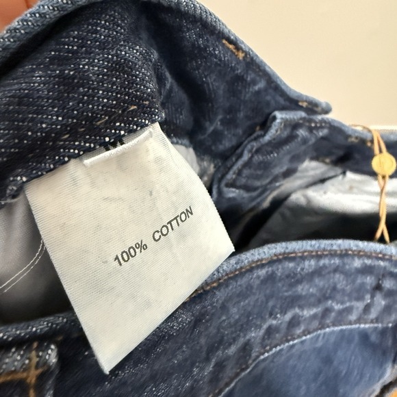 The Franke Shop Stage NWT Clemmie Wide Leg Jean in Dark Indigo Size Medium - Picture 9 of 12